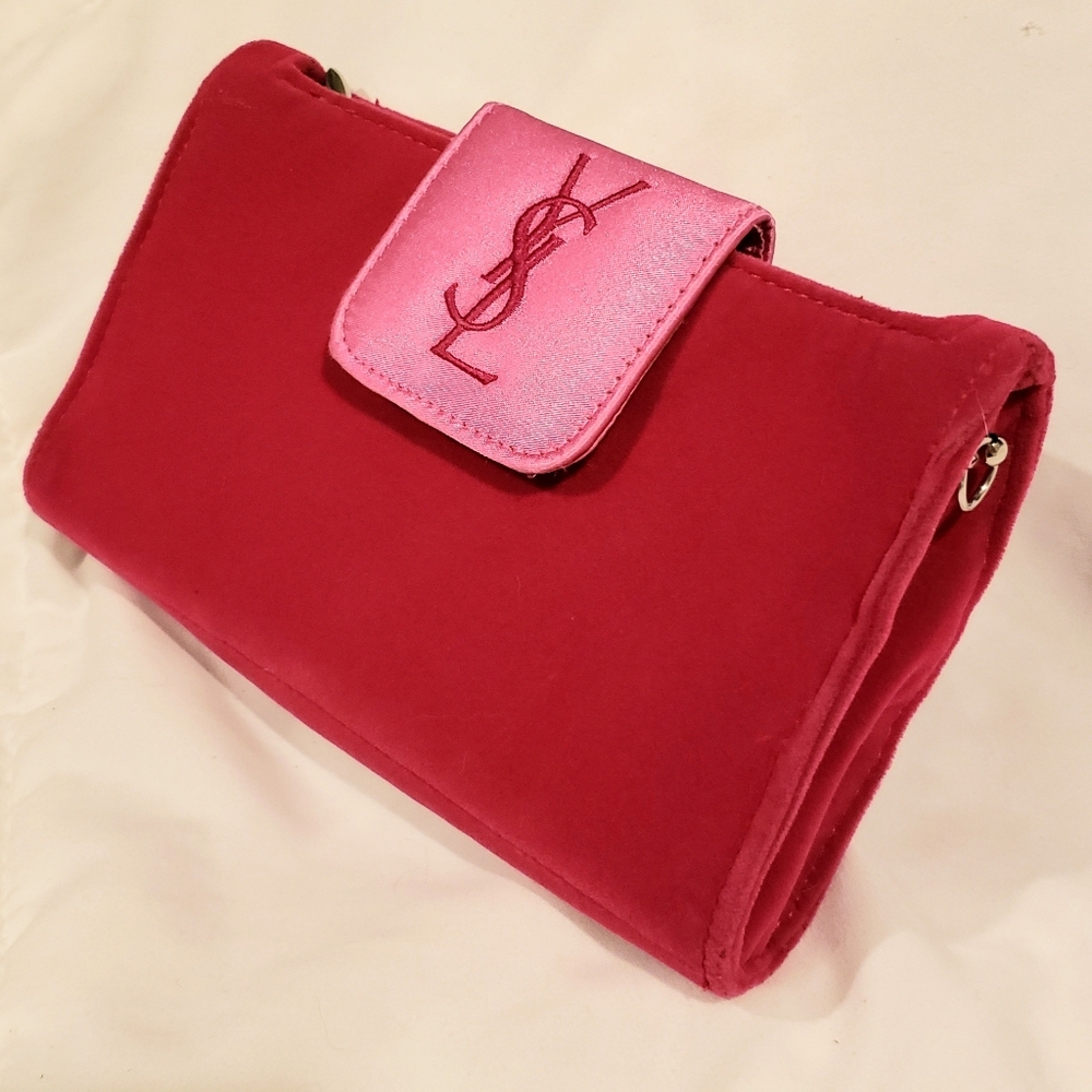Yves Saint Laurent Velvet Makeup Bag